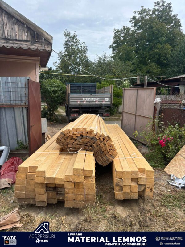 Material lemnos pentru acoperișuri